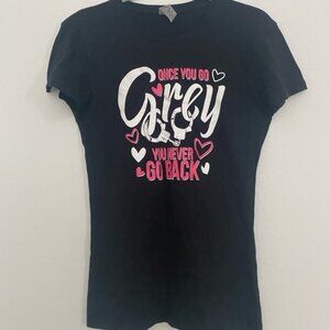 Fifty shades of gray graphic tee